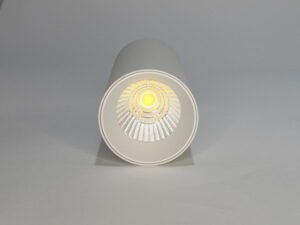 Front side of a downlight spot MZ60 with 150WH