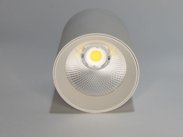 Front side of a white downlight MZ90