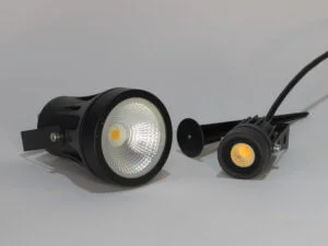 Wall washers spot light used to design a garden