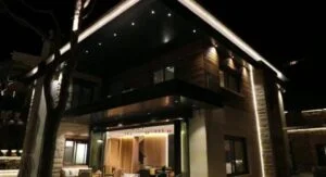 Outdoor led lighting in Catherina villa at Khenchara