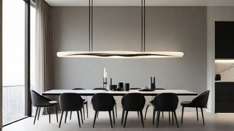 2024 Lighting Trends, Dining table
